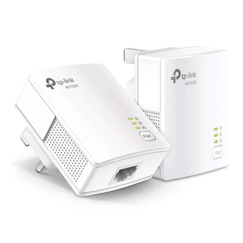 TP-LINK AV1000 Gigabit Powerline Homeplug Starter Kit